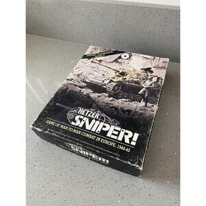 Hetzer Sniper (1987, Mostly Unpunched) War Strategy-SPI-TSR. PLEASE READ